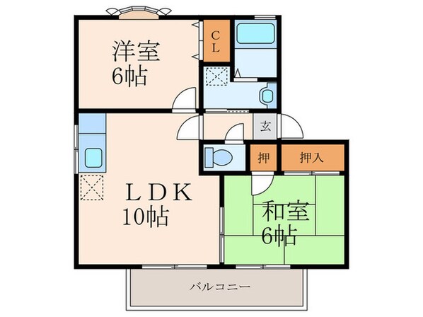 プラス・ラ・ミチエⅡの物件間取画像